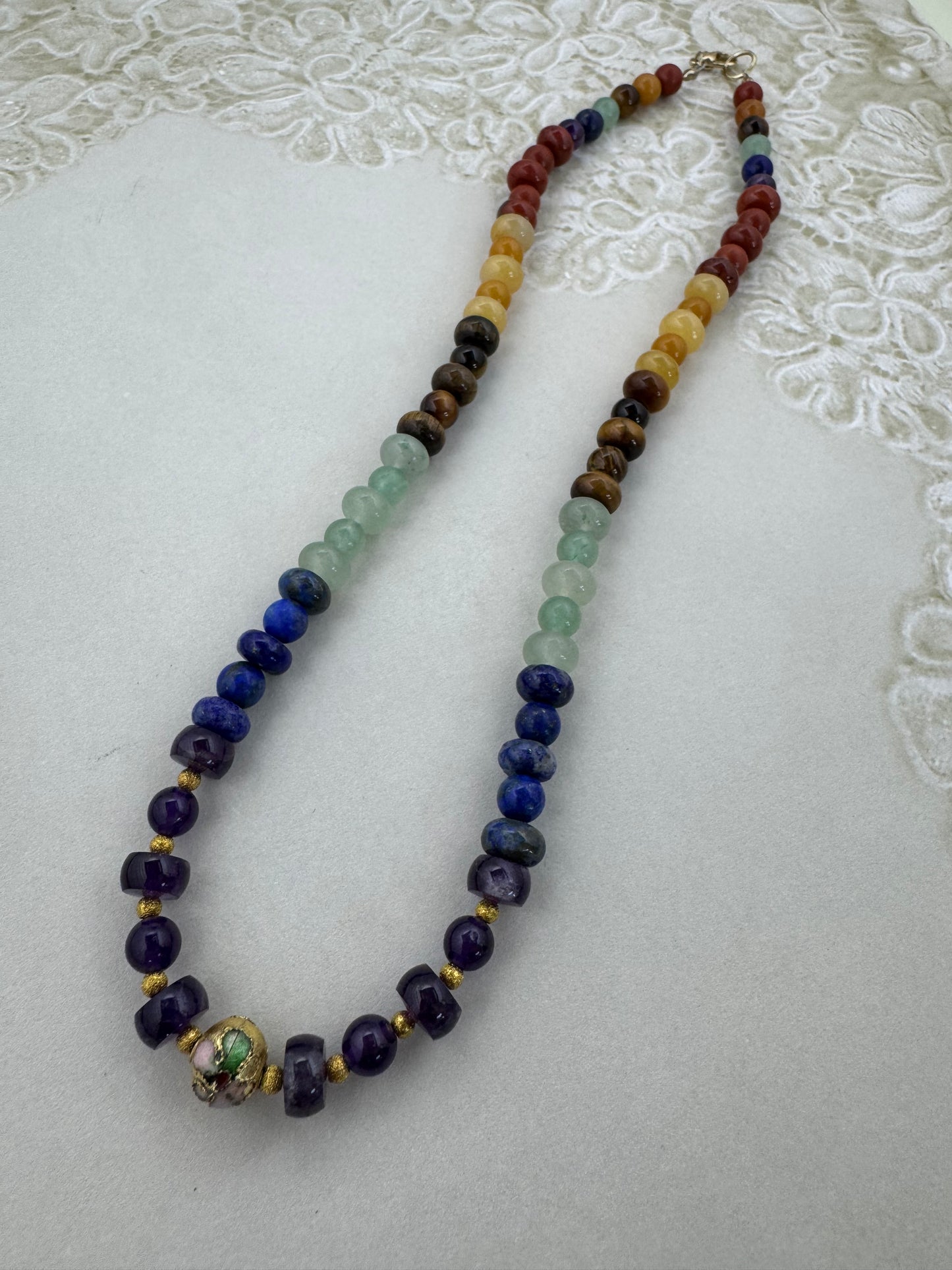 Gemstone Beaded Necklace