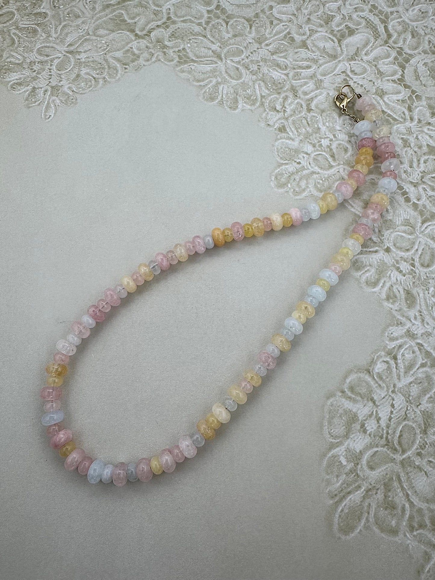 Candy Jade Rondelle Necklace