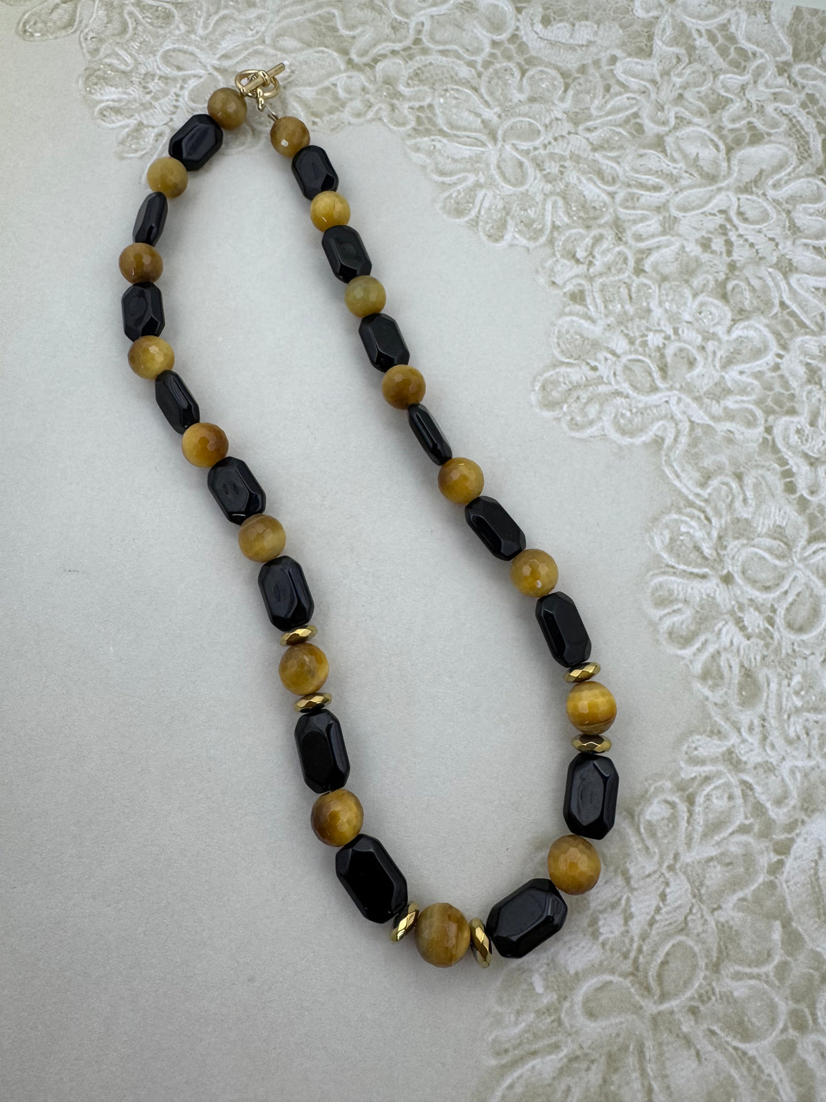 Yellow Tigers Eye Necklace