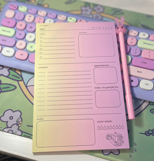 PLT Daily Planner Notepad