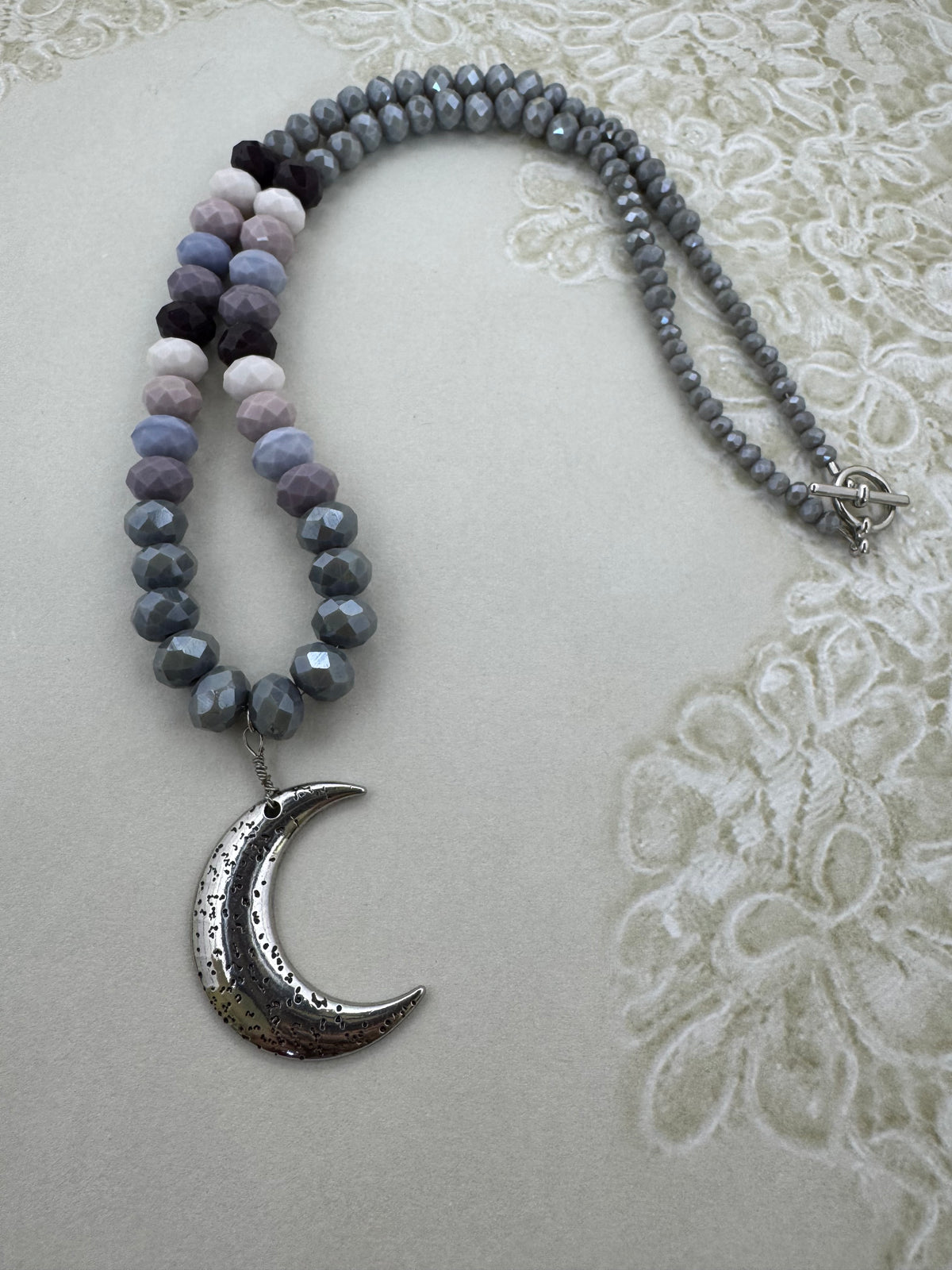 Silver Moon Necklace