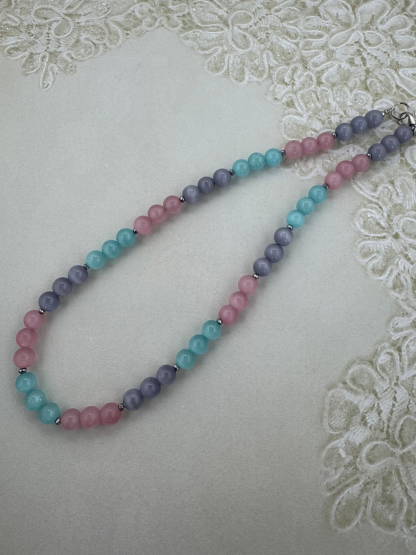 Cat’s Eye Beaded Necklace