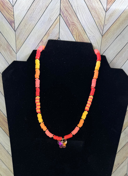 Clay Beaded Necklace