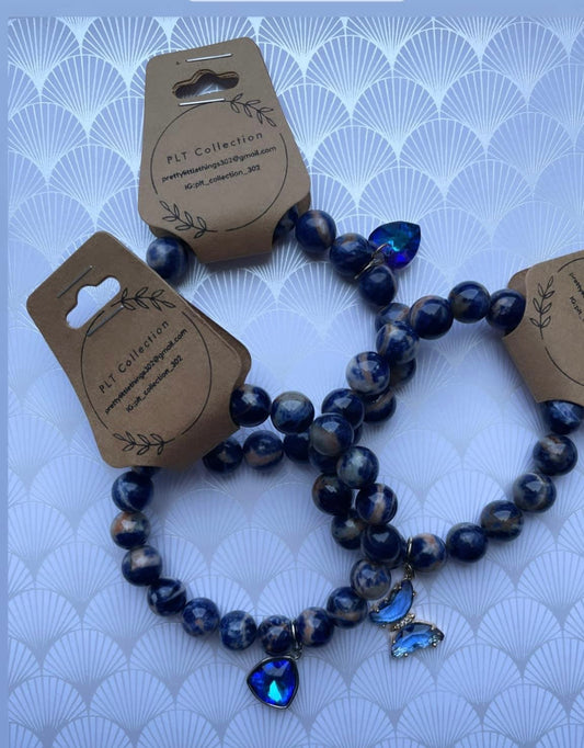 Sunset Sodalite Bracelets