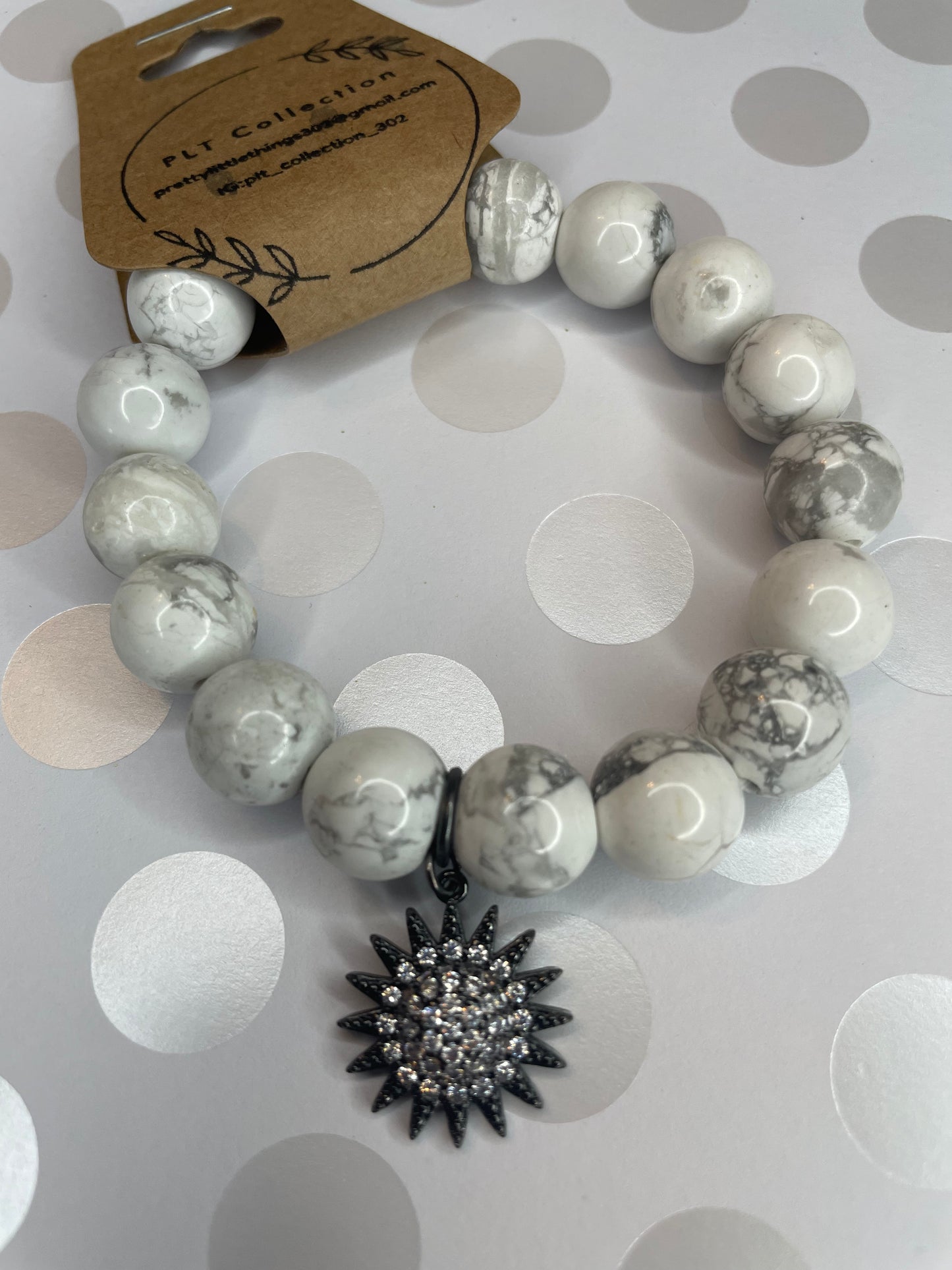 White Howlite Bracelets