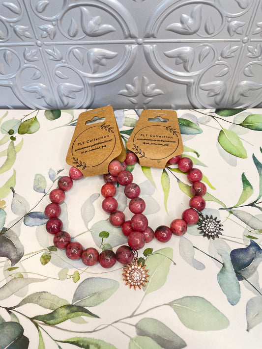 Large Rhodonite Bracelets