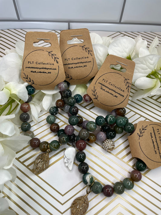 Moss Agate Bracelets