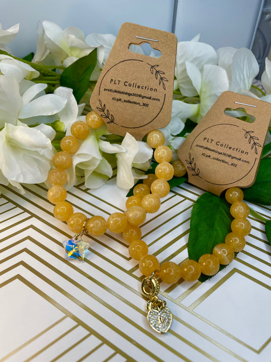 Orange Calcite Bracelets
