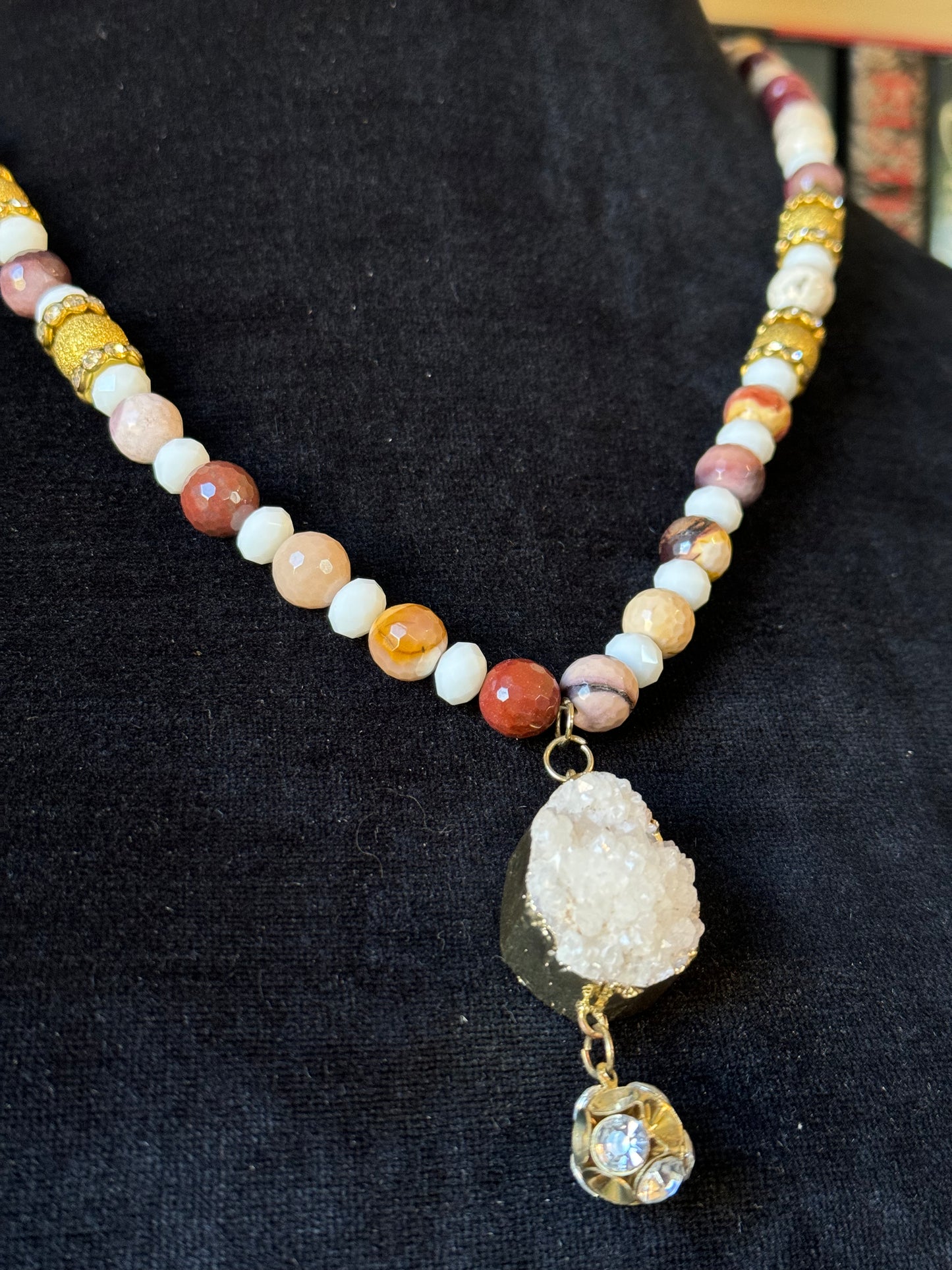 Mookaite & Quartz Necklace